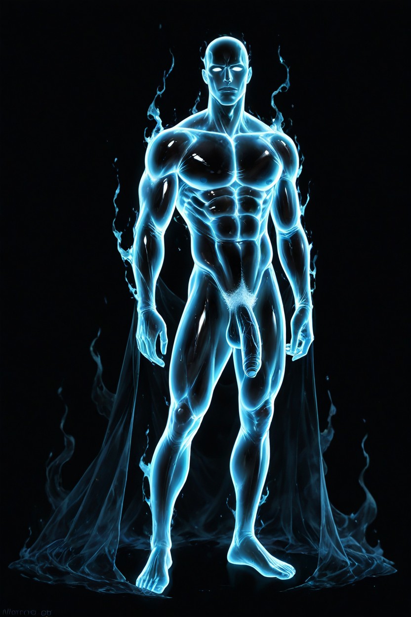 Solo, Hyper Penis, 18+ AI Gay Porn