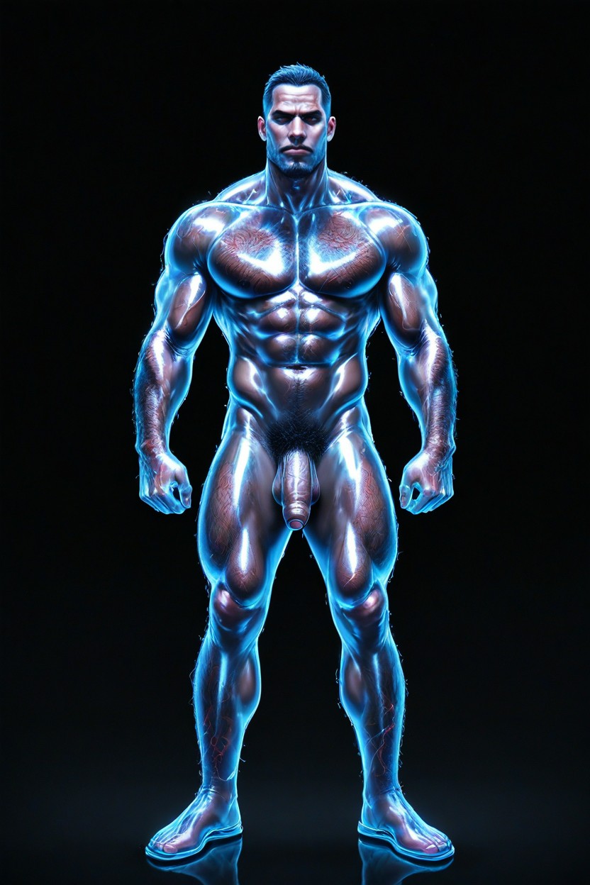 Solo, Skinny, Detailed Face AI Gay Porn