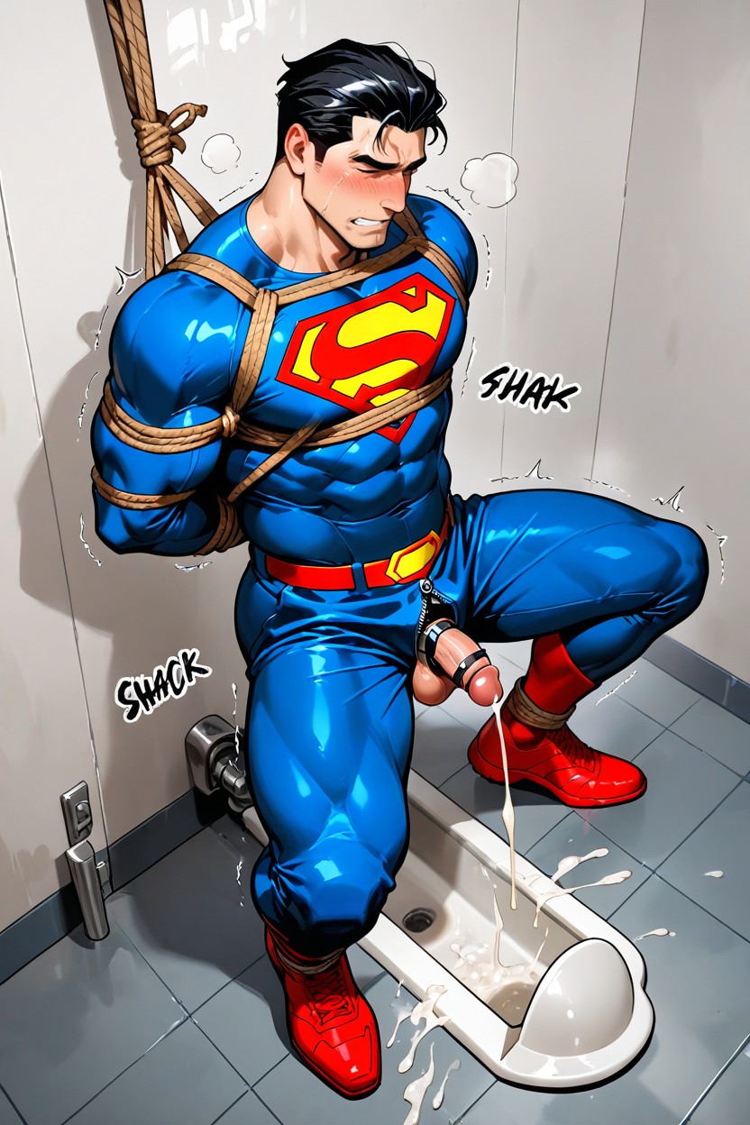 Solo, 25+, Japanese Style Squat Toilet AI Gay Porn