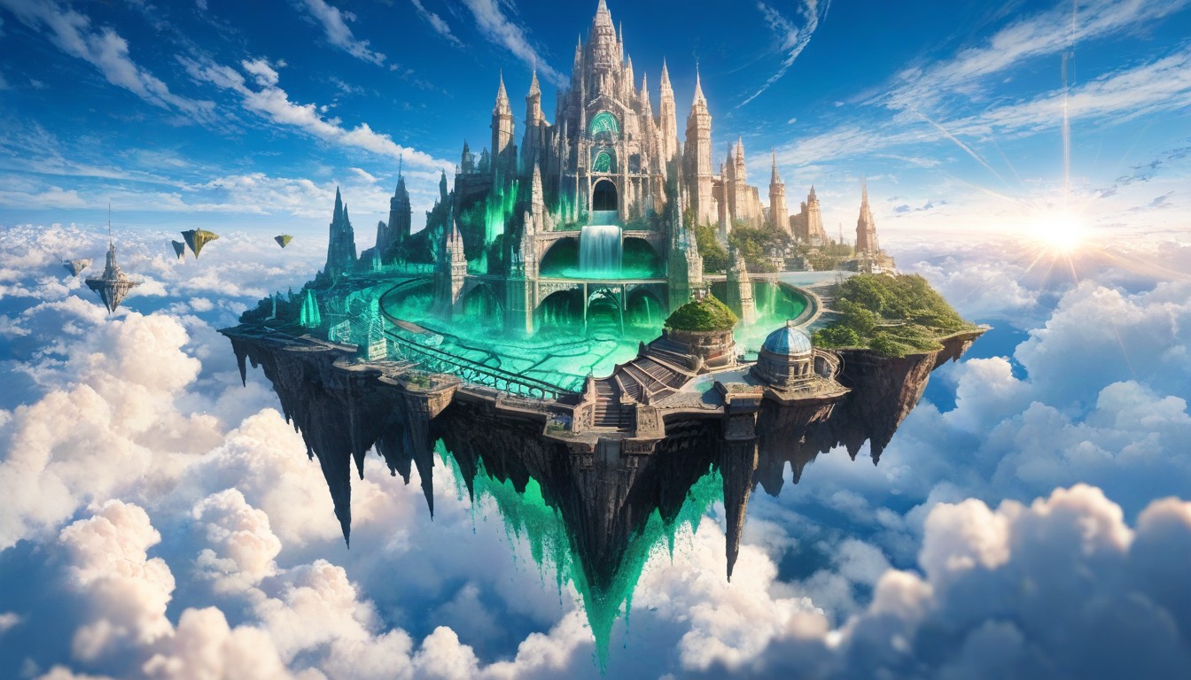 Photo Realistic, Mystical Ornate Carved Gazebos, Beautiful Ornate Ivory Cathedrals AI Gay Porn