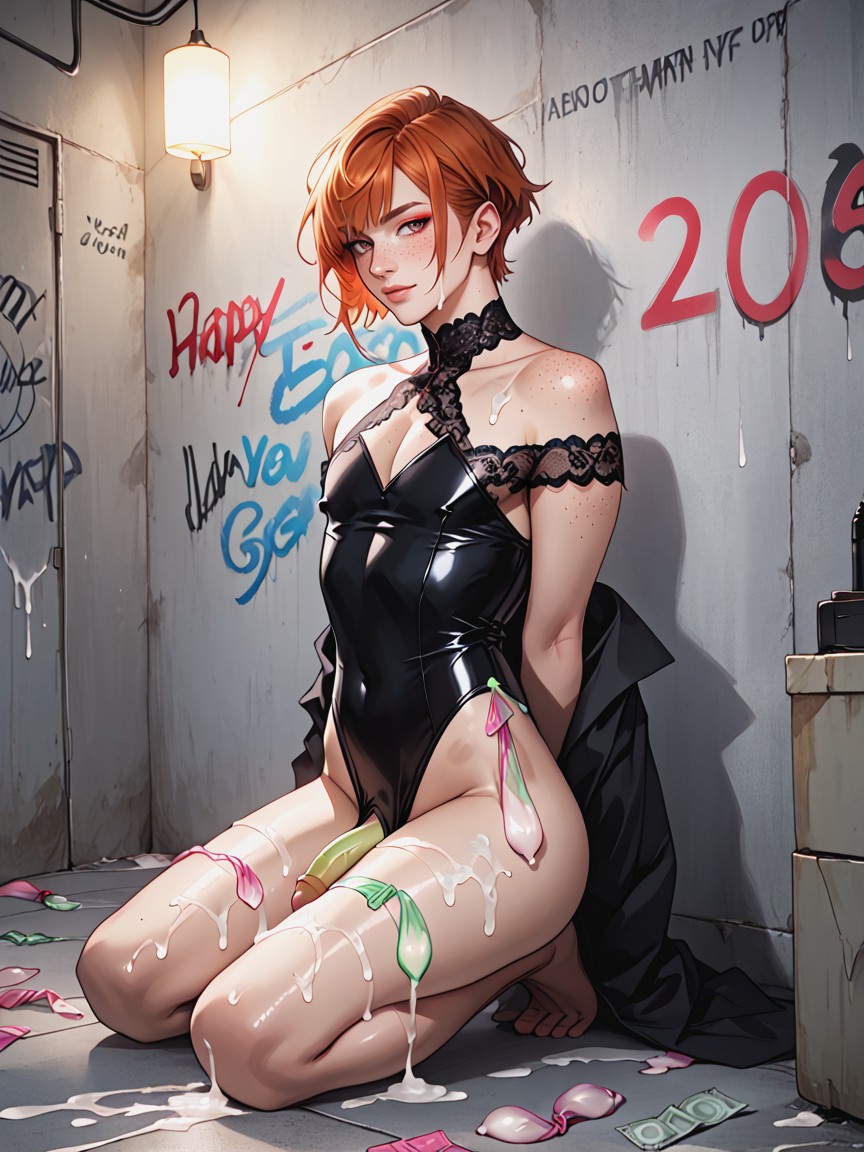 Leotard, Cinematic, Bobcut AI Gay Porn