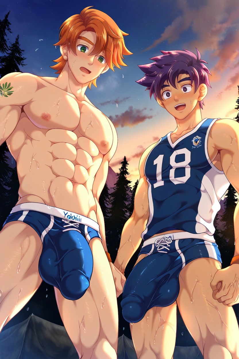 Filthy Skin, 18+, Mikkoukun Art Style AI Gay Porn
