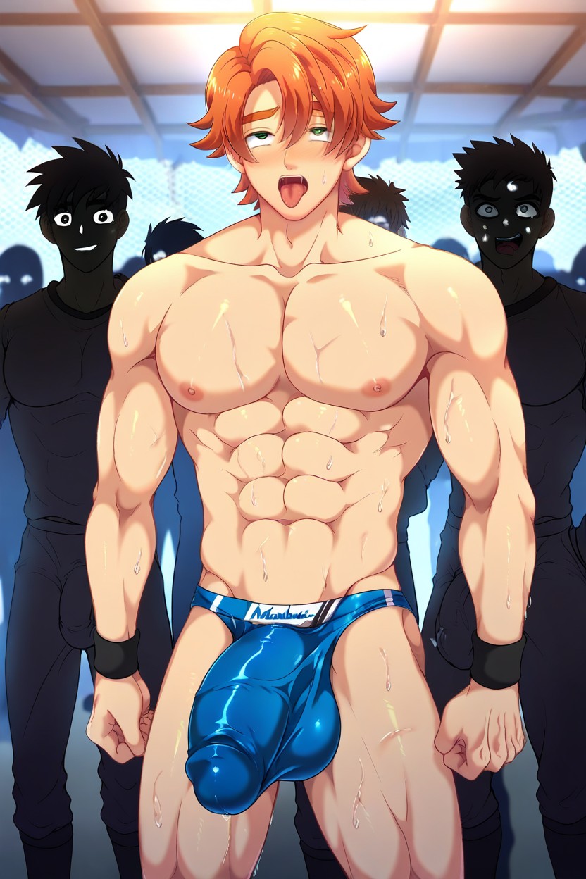 Gigantic, Sweaty, Throng Underwear AI Gay Porn