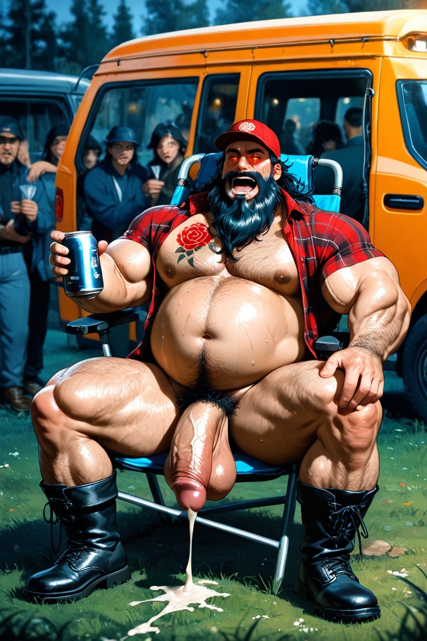 Noir, Orange Van, High Resolution AI Gay Porn