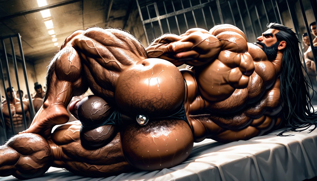 Detailed Image, Correct Anatomy, Showing Back AI Gay Porn