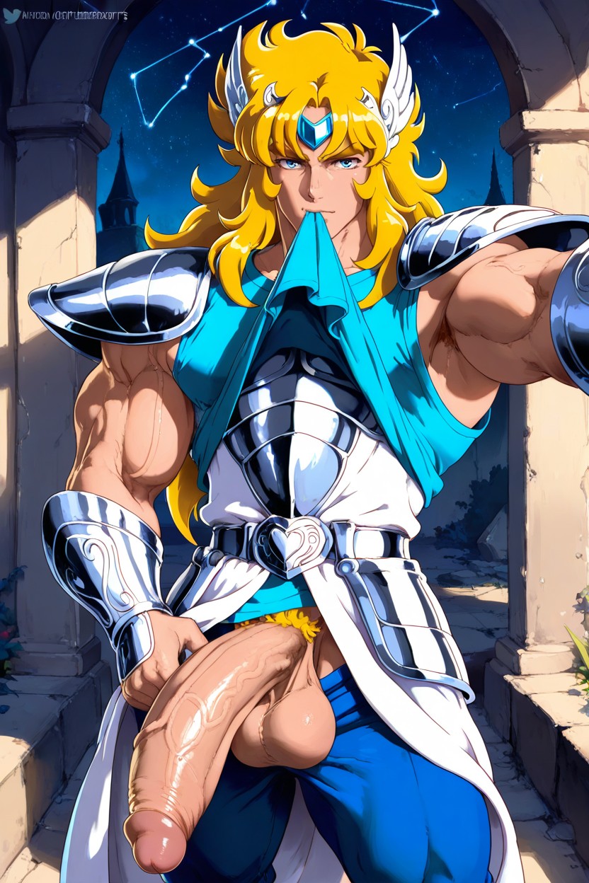 Big Balls, Yellow Hair, White Belt Porno gay IA