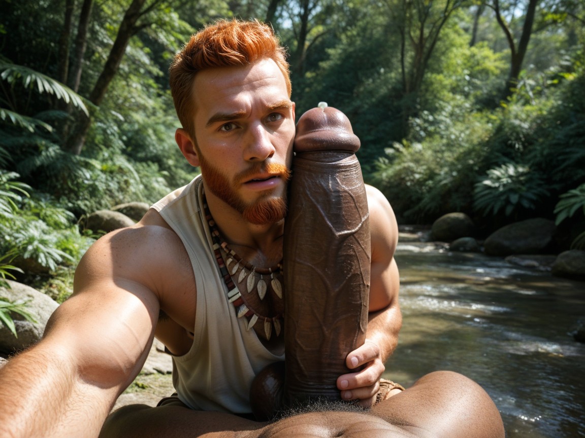 Looking Annoyed And Disgusted, Perfect Oversized Thick And Extra Long Hyper Dick, Males Only Porno gay IA