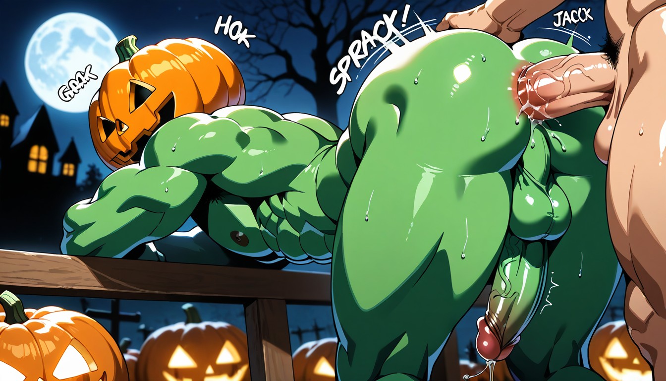 Sound Effects, Gay, Pumpkin Field AI Gay Porn
