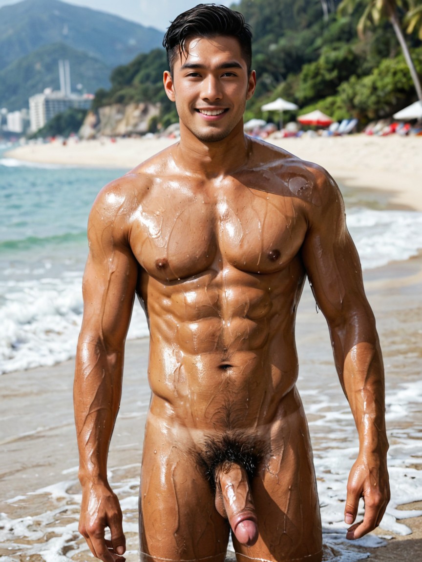 20+, Idol Korean Men, Pubic Hair AI Gay Porn