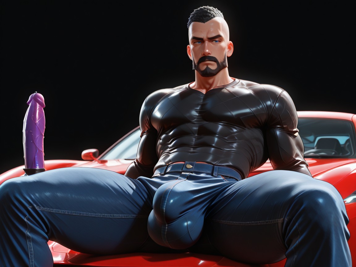 25+, Gigantic, White Powder AI Gay Porn