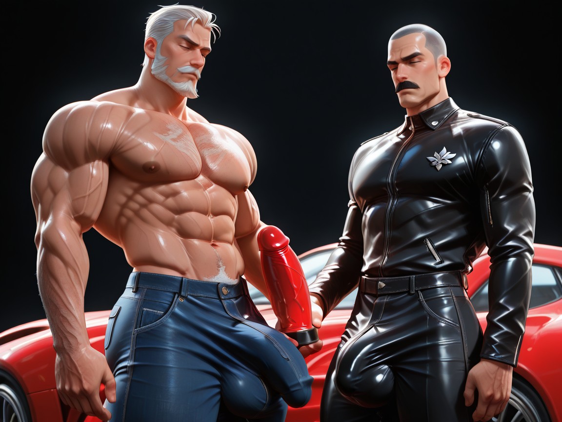 Fit And Hot Body, Oversized Chest, Oversized Thighs AI Gay Porn