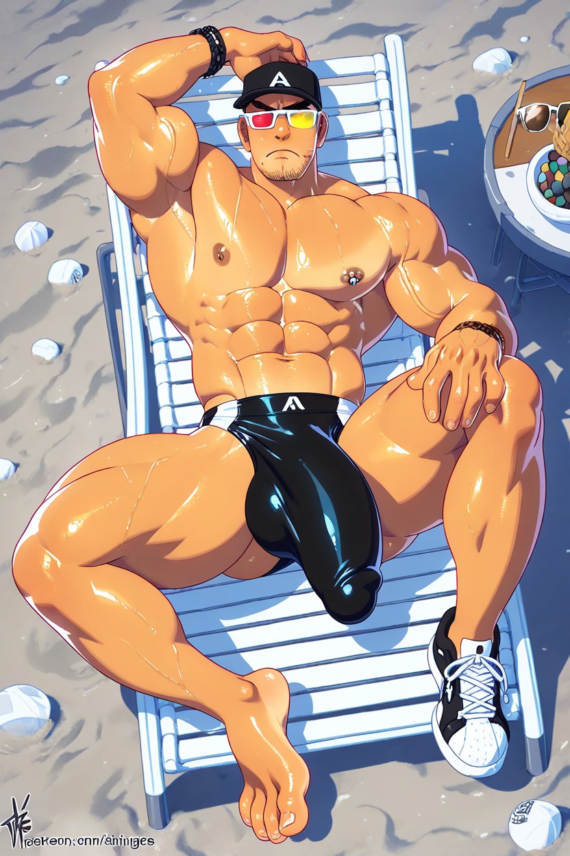 Bulge, Gigantic Bulge, Penis Bulge AI Gay Porn
