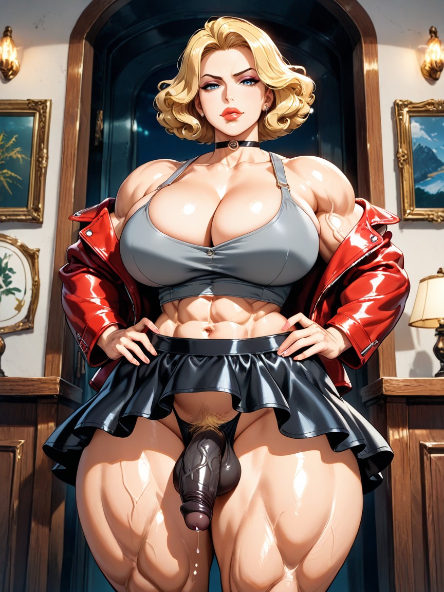 Muscular, Muscle Trapez, Bimbo AI Gay Porn