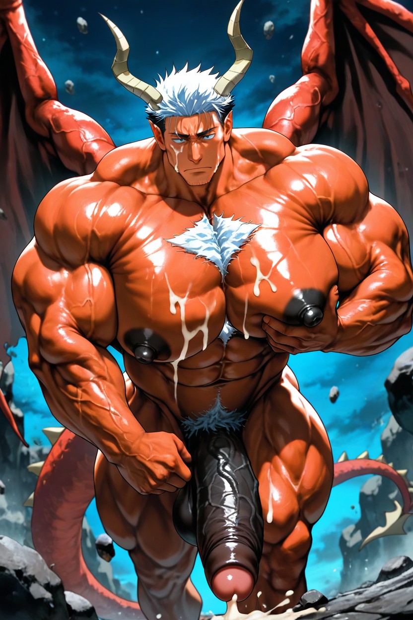 Boulder Shoulders, Body Bent Forward, Hair Shaved On Sides 同性戀AI成人