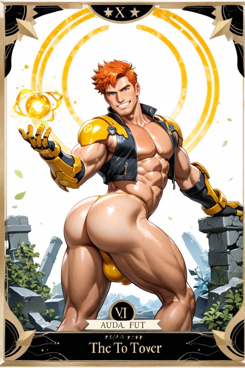 Fit, Bubble Butt, Flowy AI Gay Porn