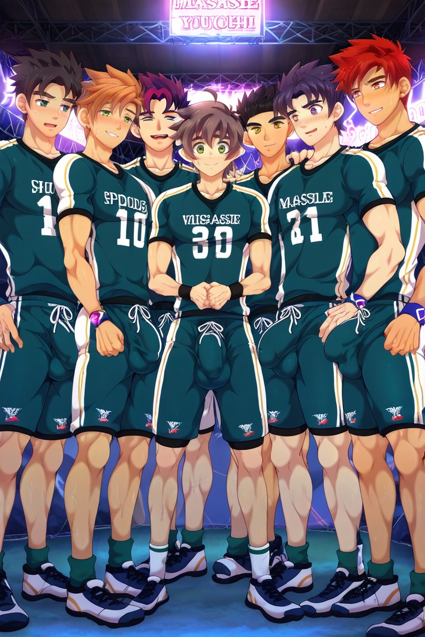 Smug Expression, Throng Underwear, Derek Red Hair AI Gay Porn