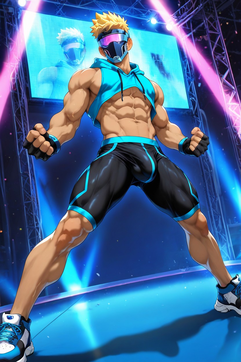 25+, Fit, Fingerless Gloves AI Gay Porn