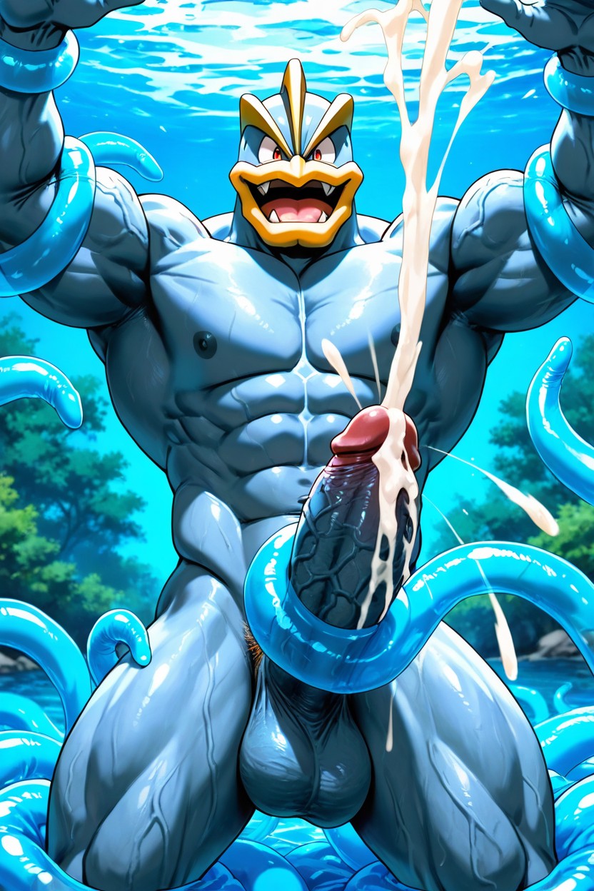 Perfect Penis, 25+, Excessive Cum Projectiles AI Gay Porn