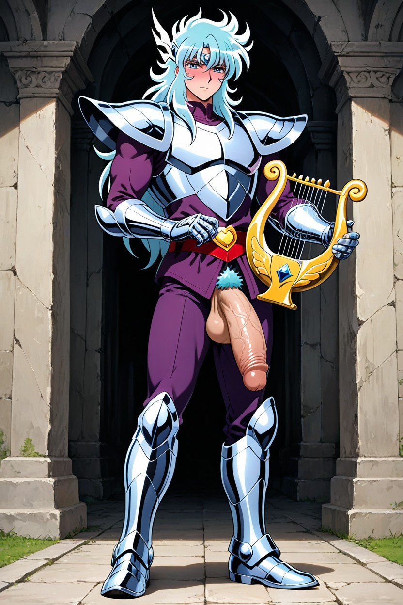 Muscles, Knights Of The Zodiac, Tight Smooth Balls AI Gay Porn