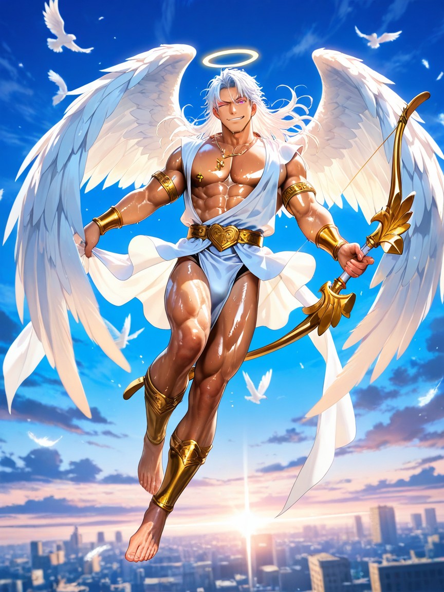 Golden Armlet, Extreme Detail, Form Fitting Clothes AI Gay Porn