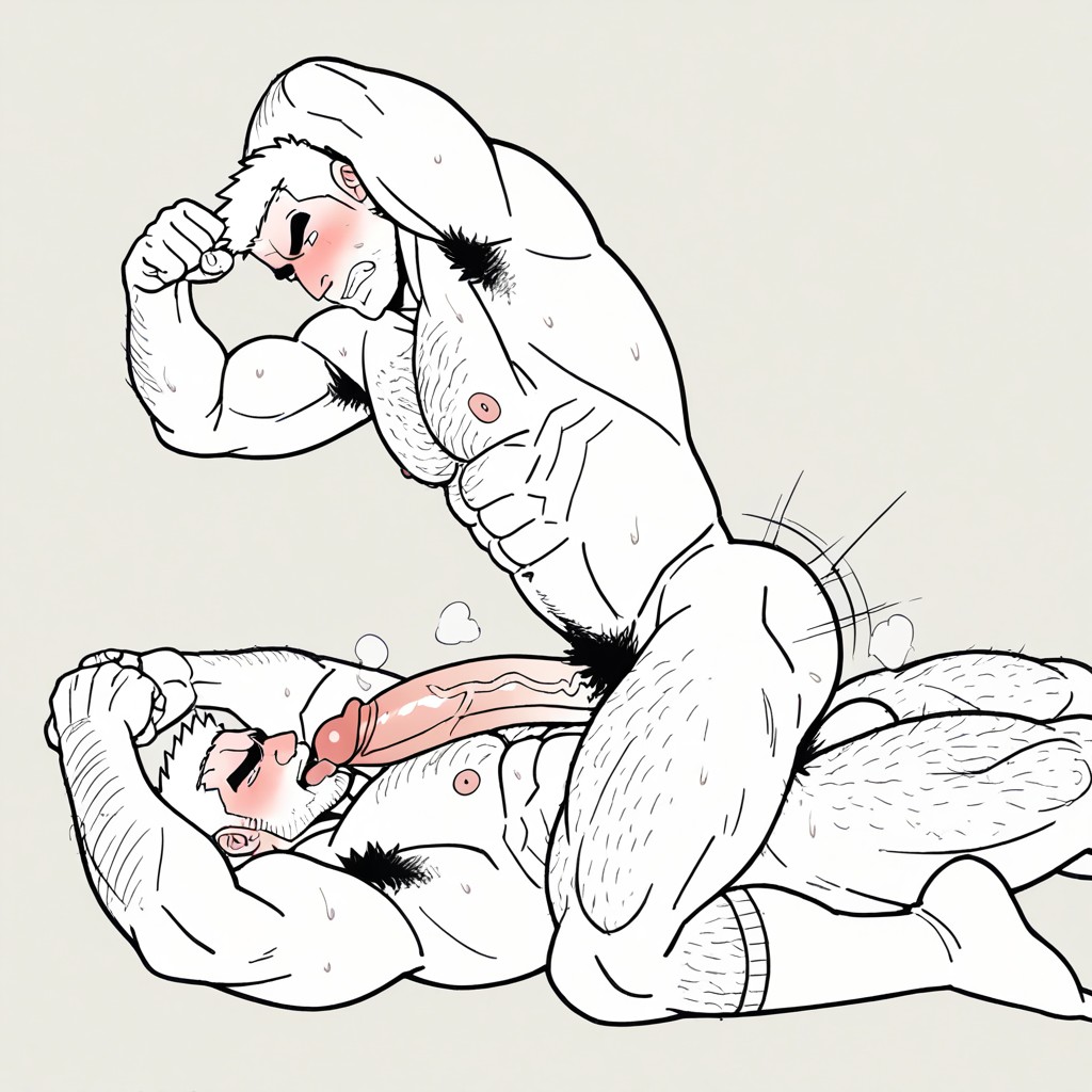 Smell Of Sweat, Bottom Man Worshiping Cock Of Top Man, Smelly Penis KI Schwulenporno