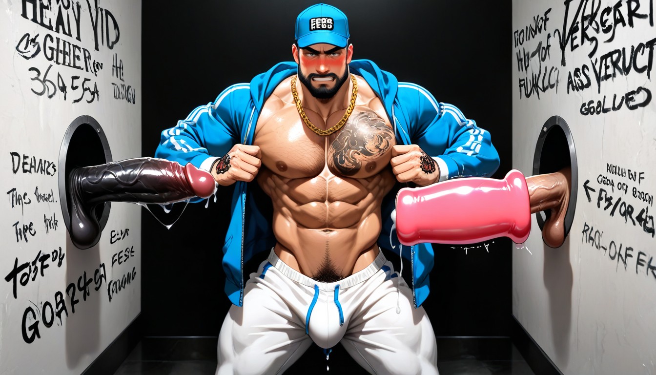 Dominant Look, Vip Luxury Club, Glory Holes In Black Walls AI Gay Porn