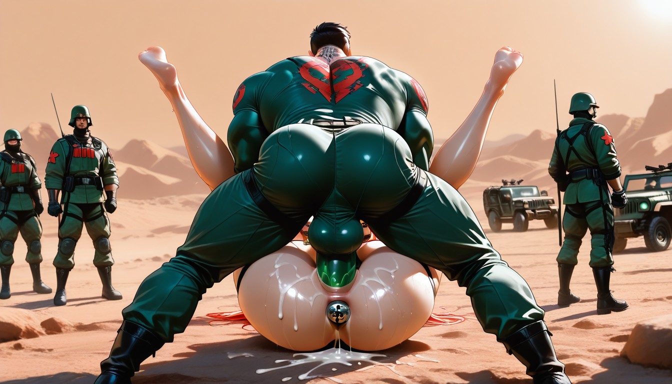 Hyper Bulge, Gold Necklace, Cumshot Porno IA Gay