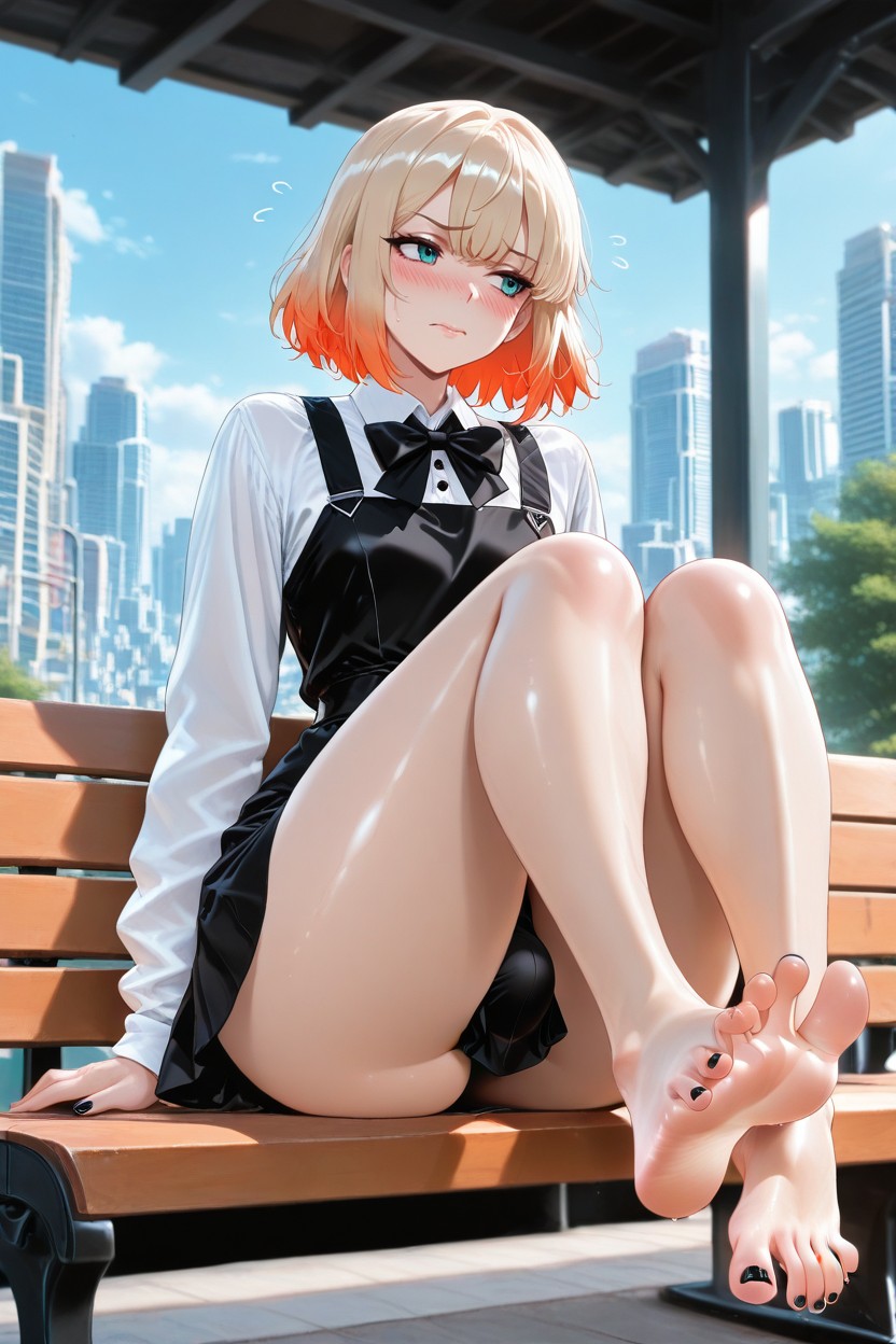 Modern City Square, Ass, 18+ Porno IA Gay