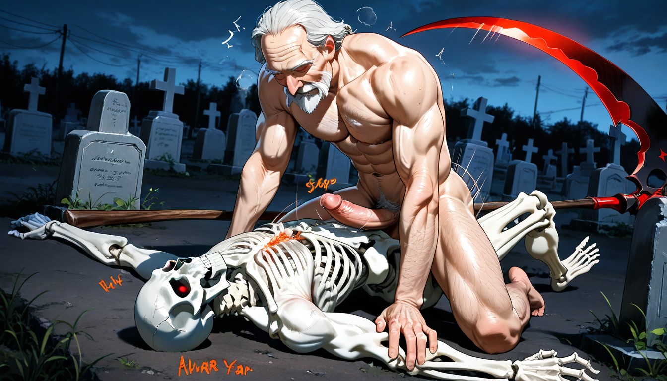 Maigre, Bright Red Eyes, Passionate Porno IA Gay