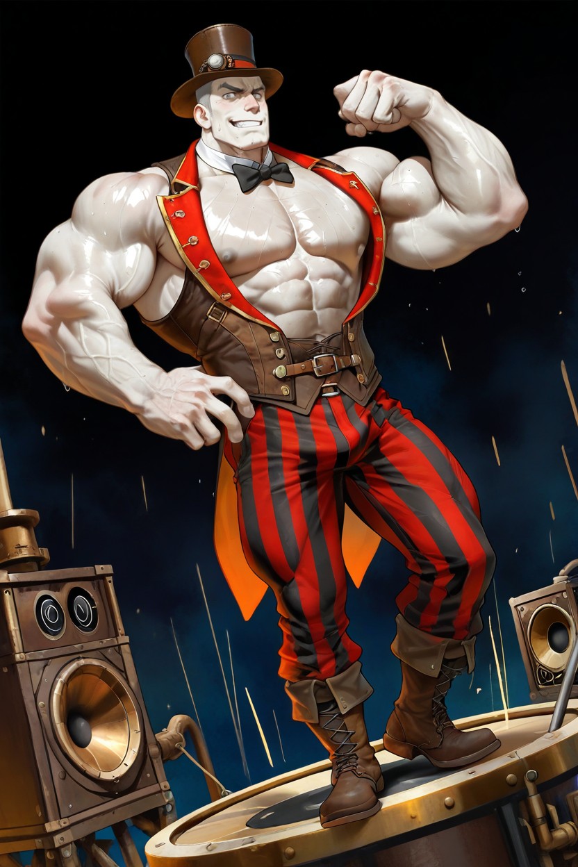 Huge Fingers, Top Hat, Beitemian 게이 AI 포르노