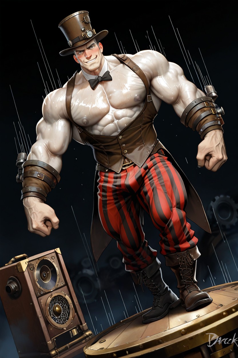 Ganzkörper, Tall, Huge Muscular Bodies KI Schwulenporno