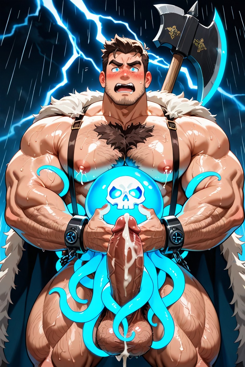 Chains, Touching, Southern European AI Gay Porn