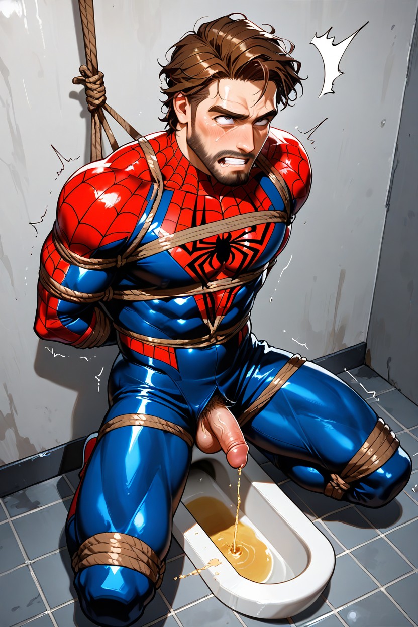 Brown Pubic Hair, Spider-man Outfit, Foot Tall Caucasian Porno IA Gay