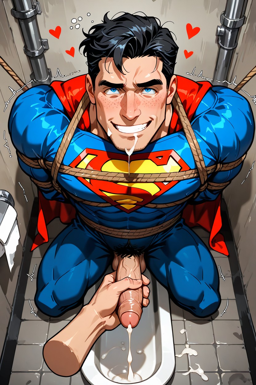 Solo, Superman Cosplay, Suspended In The Air Porno IA Gay