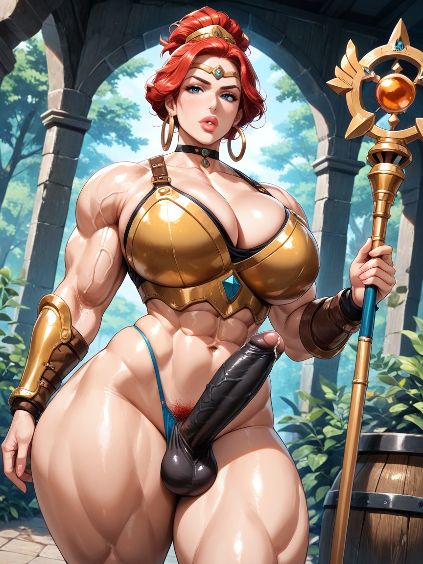 Inside A Medieval Forest, 두꺼운 허벅지, Full Hard Erection 게이 AI 포르노
