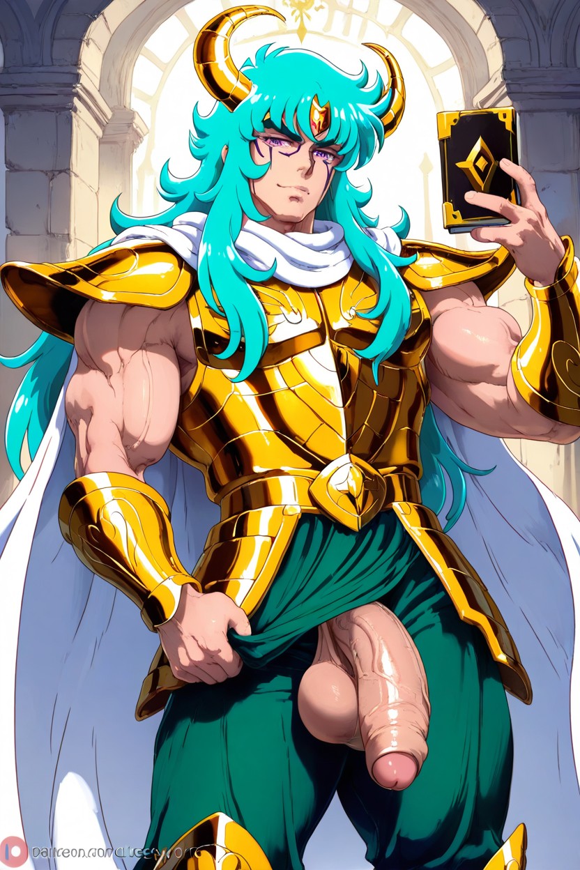 Foreskin, Saint Seiya, Slight Smile AI Gay Porn