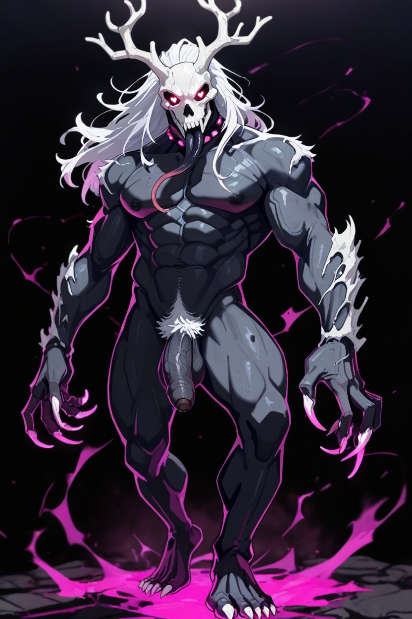 Heart Eyes, Beard, Naked ゲイAIポルノ
