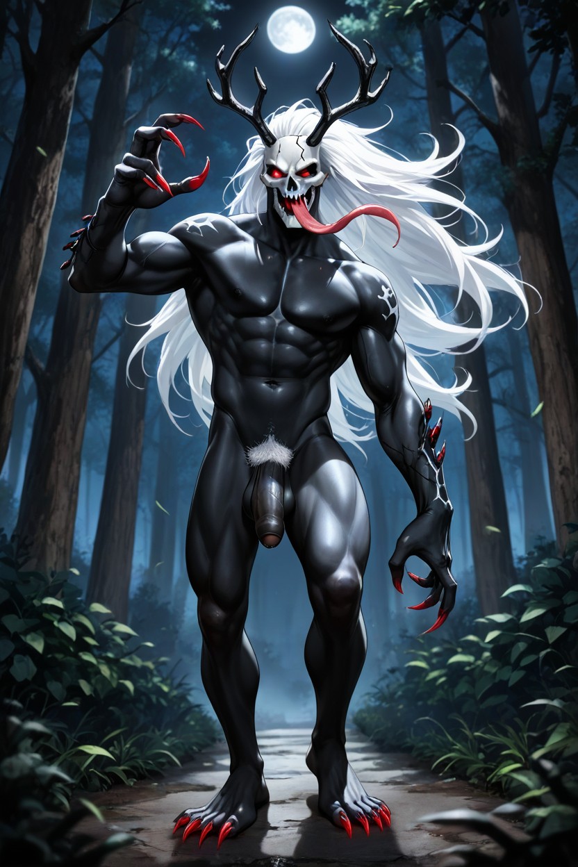 White Pubic Hair | No Clothes, Long Claws, Night Porno gay IA