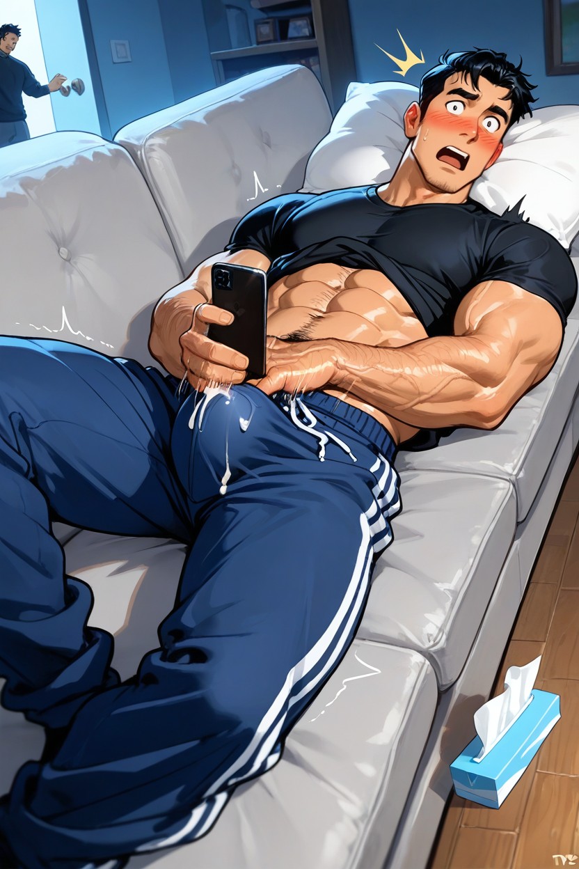 Abs Hair, Blue Hour, Walk In Porno IA Gay