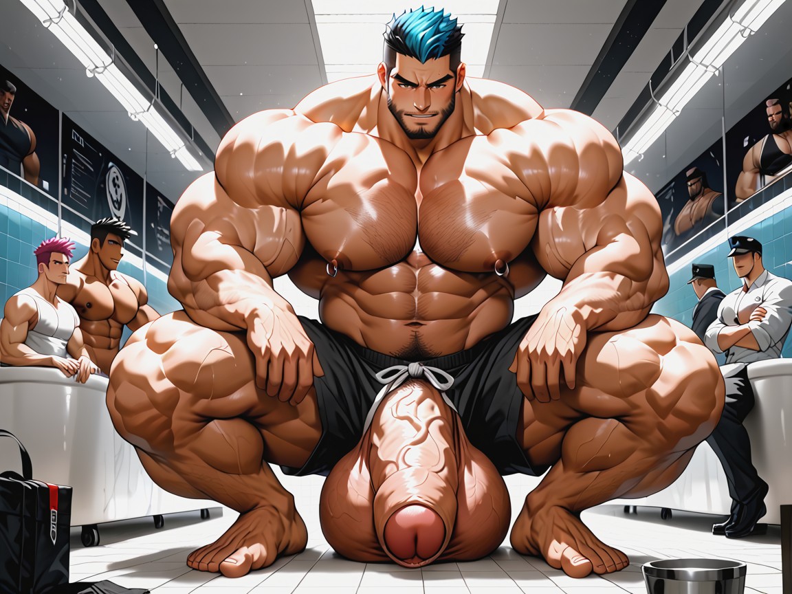 Dick Is Longer And Thicker Than His Own Body, Artistic, Bust Shot AI Gay Porn