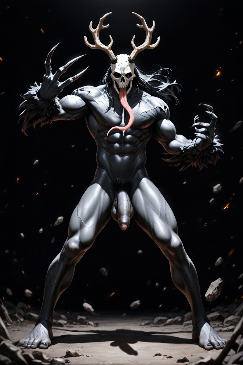 Masculine, Long Claws, Naked Porno IA Gay