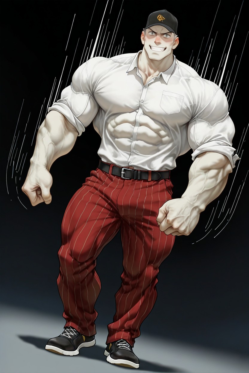 Blushing Face, Hips Size, Paper Hat Porno IA Gay