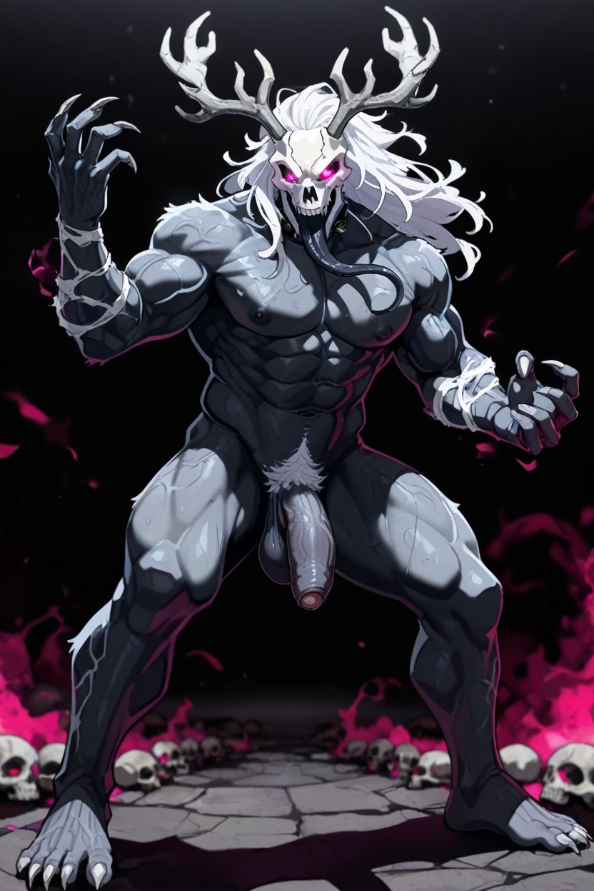 スキニー, Fighting Stance, Male ゲイAIポルノ