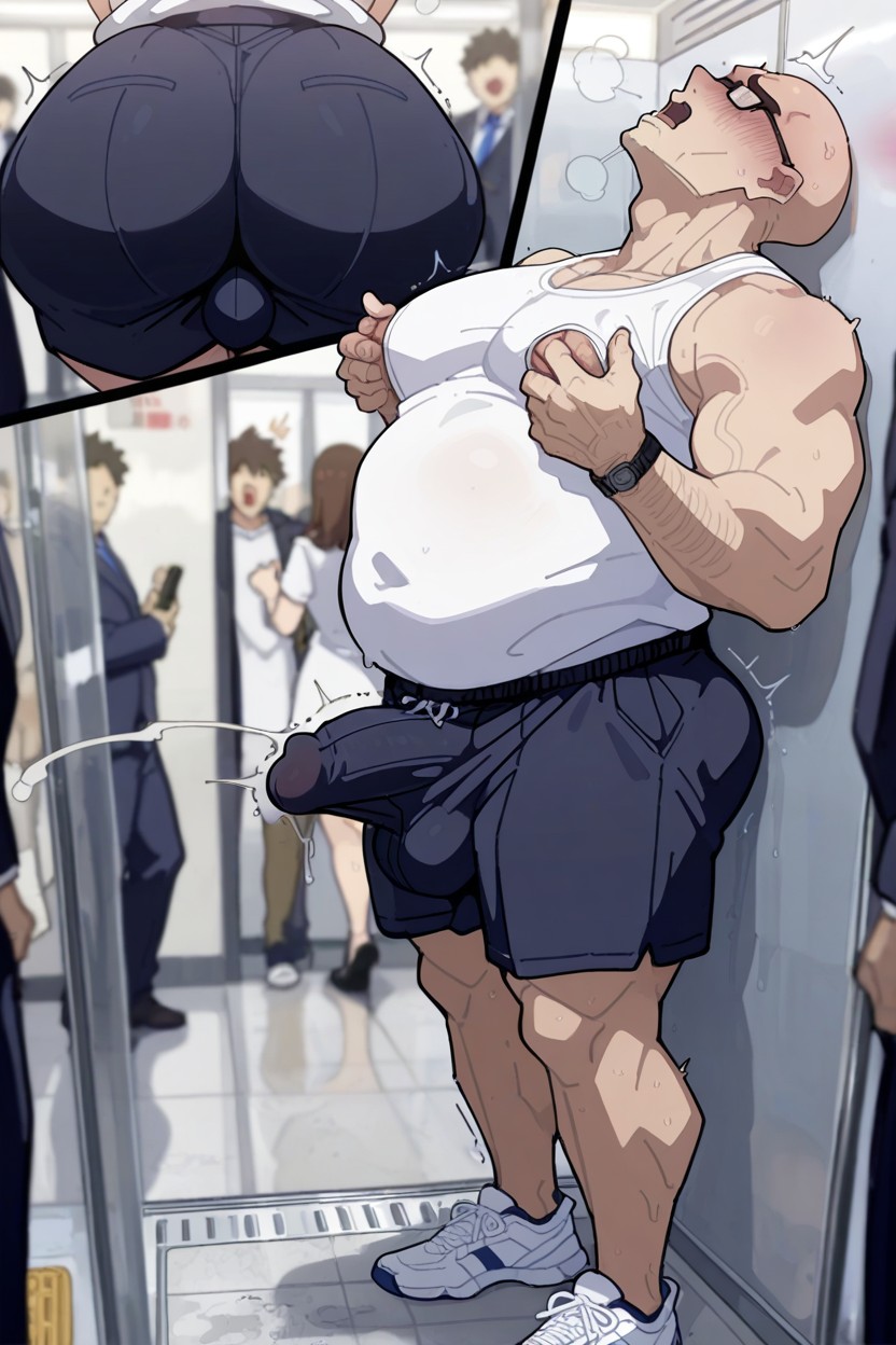 Huge Twitching, Big Balls, Multiple Views AI Gay Porn