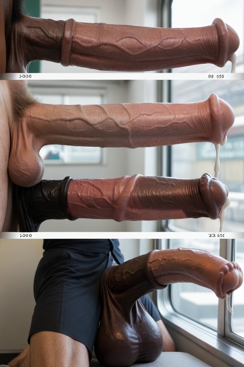 Full Body, Cumming, Hyper Thick Horsecock Porno IA Gay