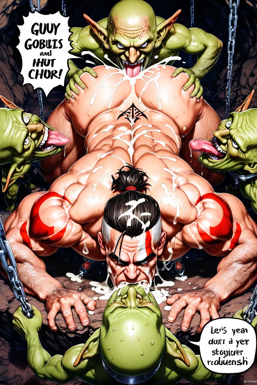 Goblin Orgy, Anal Sex, Open Mouth Porno IA Gay