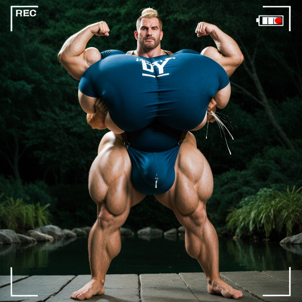 抓胸部, Gruff Appearance, Blonde AI同性戀黃片