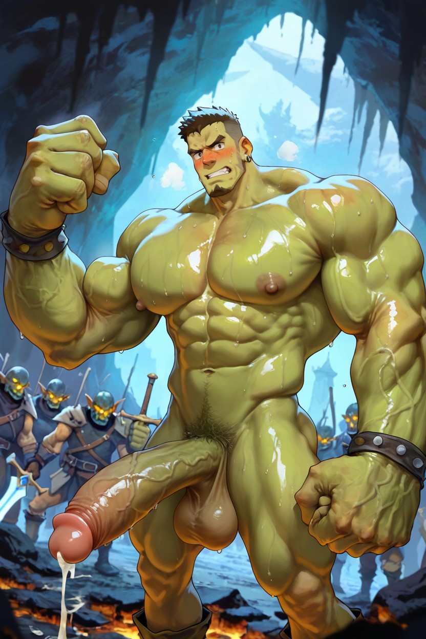 하렘, 사정, Impossibly Long Hyper Penis 게이 AI 포르노