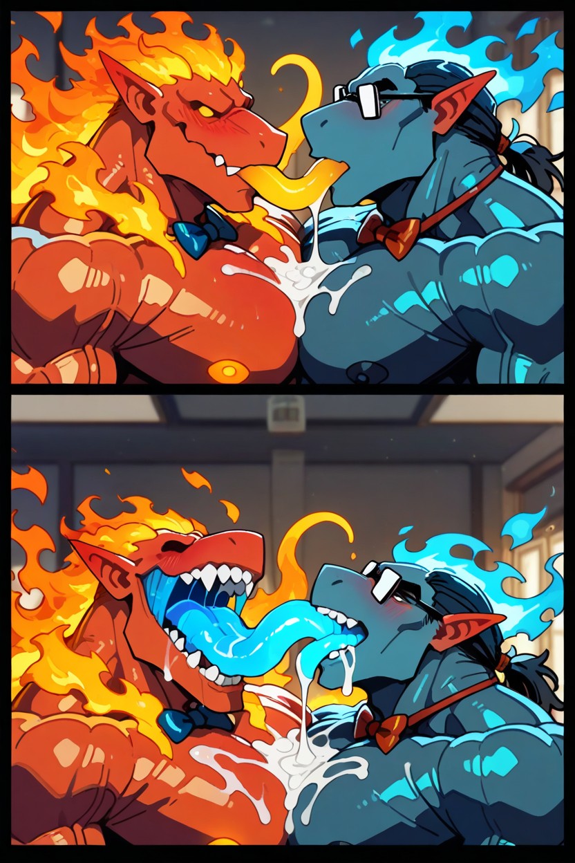 Big Tiddies, Big Pecs, Monster Is Orange Porno IA Gay