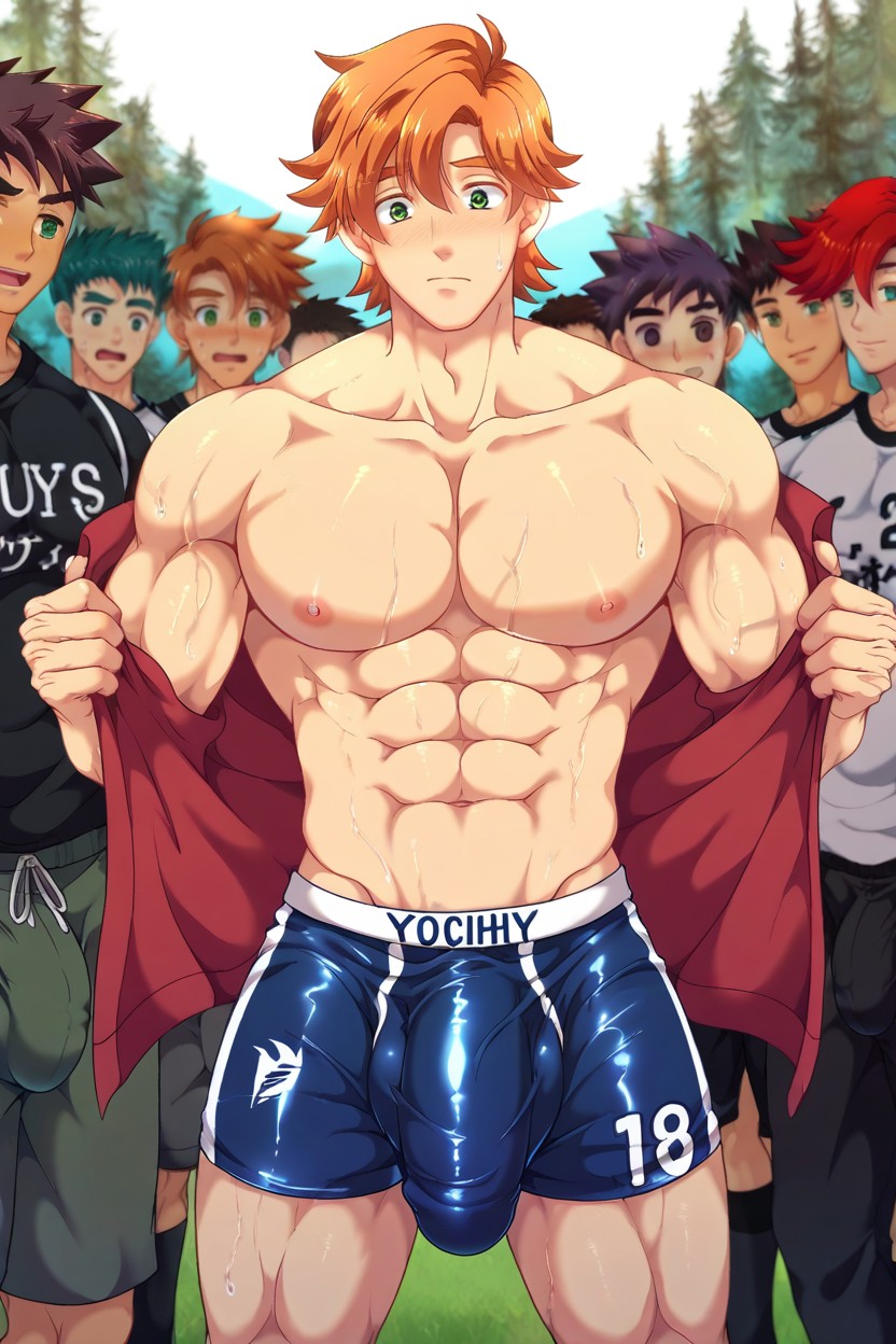 Penis Bulge, Derek Red Hair, K Porno IA Gay